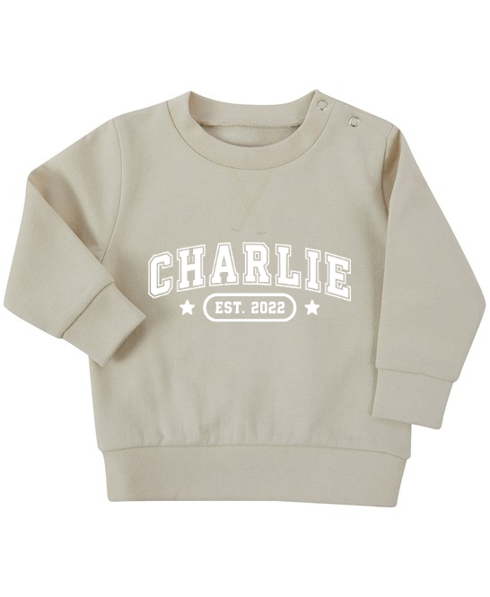 PERSONLIG SWEATSHIRT – DITT BARNS NAMN