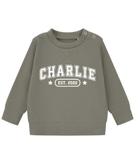 PERSONLIG SWEATSHIRT – DITT BARNS NAMN