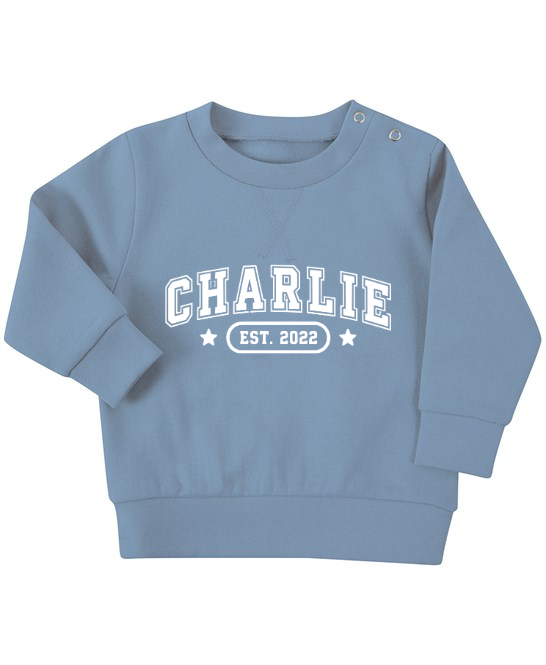 PERSONLIG SWEATSHIRT – DITT BARNS NAMN