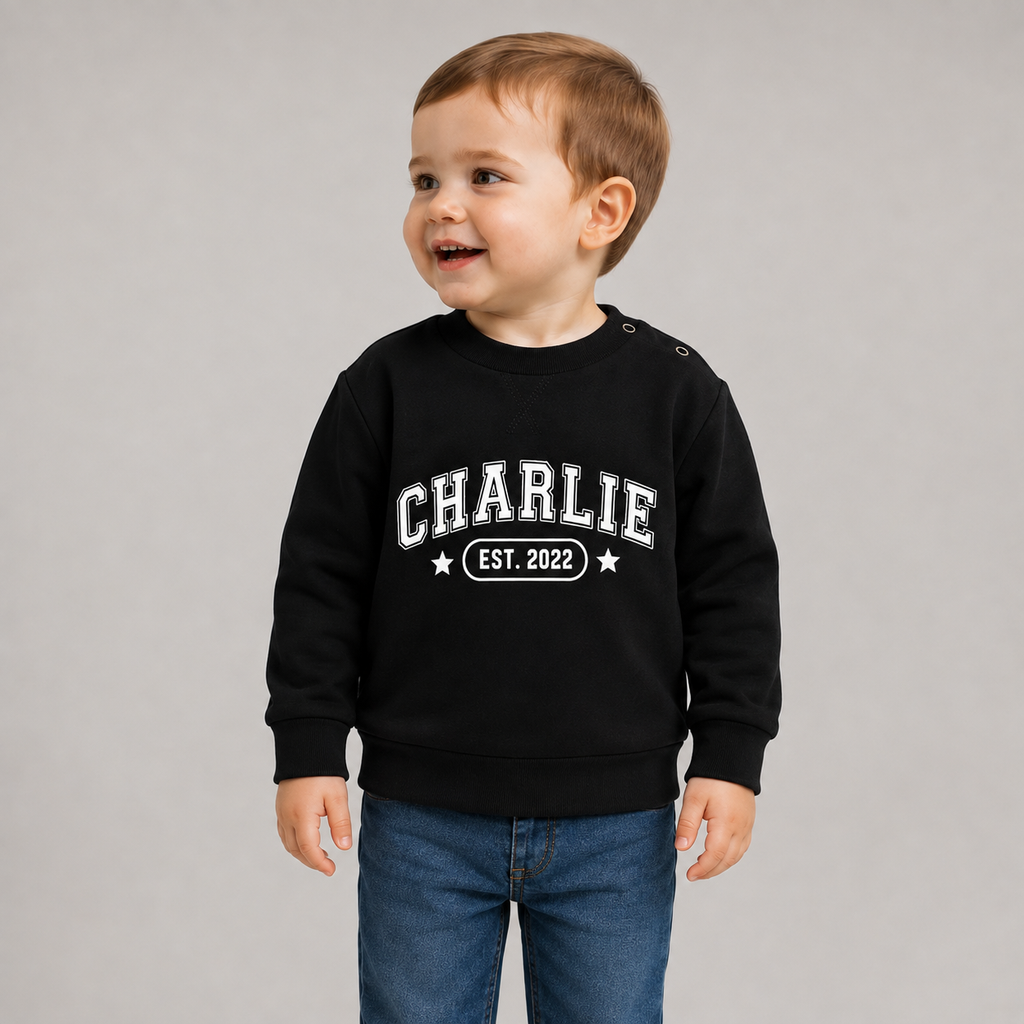 PERSONLIG SWEATSHIRT – DITT BARNS NAMN