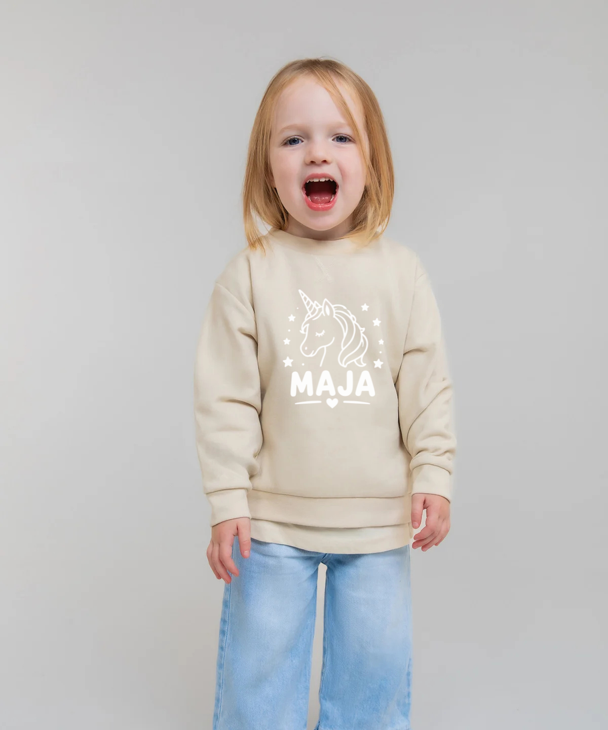 PERSONLIG SWEATSHIRT – DITT BARNS NAMN
