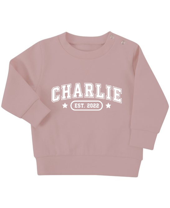 PERSONLIG SWEATSHIRT – DITT BARNS NAMN