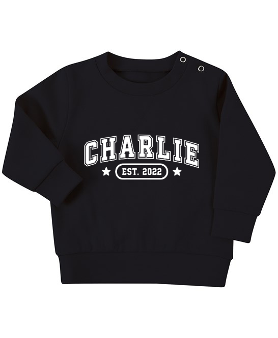 PERSONLIG SWEATSHIRT – DITT BARNS NAMN